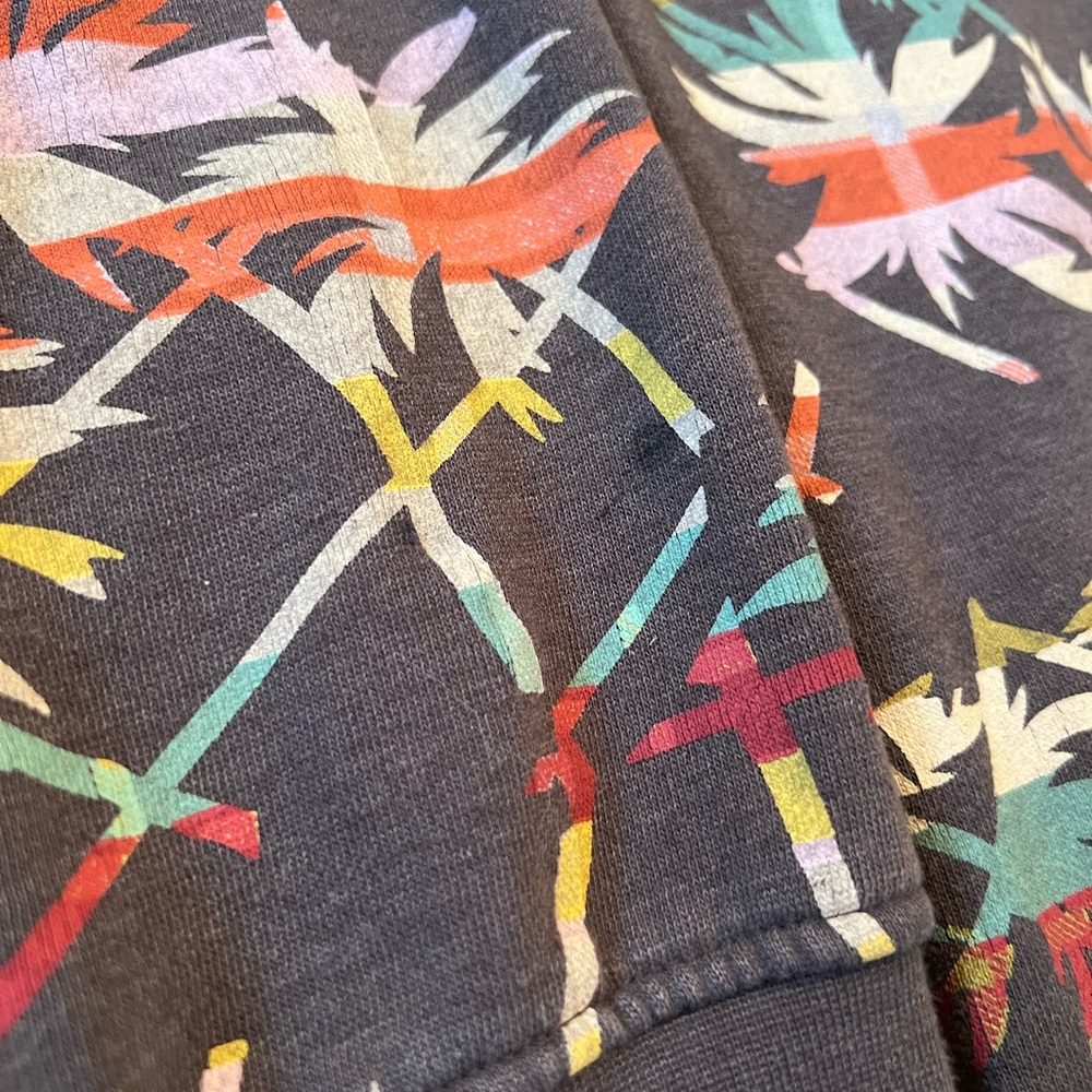Volcom Palm Trees All-Over Print Crew Sweatshirt - image 7